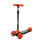 Ohbe Express Wheels Scooter Işıklı Turuncu - Ahşap - Bej