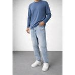 Ohepmoda Boyfriend Kalıp Lazer Erkek Kot Pantolon - Açık Mavi - 32