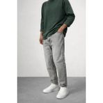 Ohepmoda Boyfriend Kalıp Lazer Erkek Kot Pantolon - Gri - 33