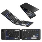 OHY Mini Bluetooth Klavye Kablosuz Katlanabilir Klavye, Şarj Edilebilir Bluetooth Klavye Taşınabilir Cep Boyutu Klavye, MAC/iOS, Windows, Android Akıllı Telefonlar, Tabletler, Dizüstü Bilgisayarlar