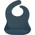 Oioi Basic Silikon Mama Önlüğü Renkli Deep Blue 6 Ay+ Kullanıma Uygun Yumuşak Silikon Malzeme