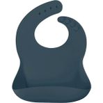 Oioi Basics Silikon Mama Önlüğü Deep Blue - Standart