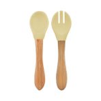 Oioi Mama Kaşığı Çatal Seti 9+ Ay Mellow Yellow