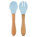 Oioi Mama Kaşığı Ve Çatal Seti Mineral Blue Mineral Blue Renk