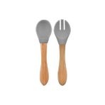 Oioi Mama Kasigi Ve Catal Seti Powder Grey