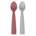 Oioi Nam Nam 2'li Velvet Rose Powder Grey Silikon Kaşık