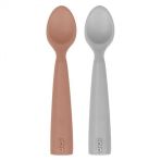Oioi Nam Nam 2'li Woody Brown Powder Grey Silikon Kaşık