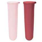 Oioi Pembe-Bordo 2'li Buz Buz Silikon Dondurma Kalıbı