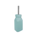 Oioi Silikon Aqua Green - Powder Grey Şişe ve Pipet