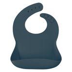 Oioi Silikon Basics Önlük Deep Blue (6Ay+)