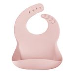 Oioi Silikon Basics Önlük Pinky Pink (6Ay+)
