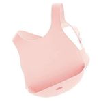 Oioi Silikon Mama Önlüğü Pembe Pinky Pink Renk