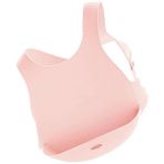 OiOi Silikon Mama Önlüğü Pinky Pink - Su Geçirmez, Leke Tutmaz, 6 Ay - 4 Yaş Uygun - Pembe