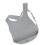 Oioi Silikon Mama Önlüğü Powder Grey Powder Grey Renk