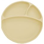 OiOi Vakum Tabanlı Porsiyon Mellow Yellow Silikon Tabak