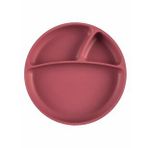 OiOi Vakum Tabanlı Porsiyon Velvet Rose Silikon Tabak