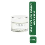OJIJO LONDON Nemlendirici Gece Kremi 50 Ml Tüm Cilt Tipleri - Panthenol, Shea, Ardıç, E Vitamini, Kuşburnu