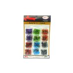 OK AKSESUAR ŞEFFAF RENKLİ YAKA EŞARP İĞNESİ 12Lİ KART (5060)