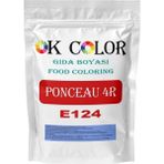 OK Color Ponceau 4r E124 Ponso 4r Kırmızı Toz Gıda Boyası 500GR - 500 gr