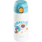 Okadı Fun Desenli Mavi Paslanmaz Çelik Termos 420ML