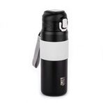 Okadi Paslanmaz Çelik Termos Pipetli 600ML Siyah