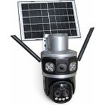 Okam 3033 4g Sim Kartlı Solar Güvenlik Kamerası 10X Zoom Uzağı Yakına Getiren Güç - Beyaz