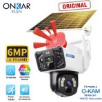 Okam 3915 6mp Çift Lens Sim Kartlı Güneş Enerjili Güvenlik Kamera