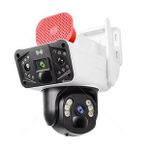 Okam O-KAM-3041 Wifi PTZ 6 MP 3 Lens Siren Kamera