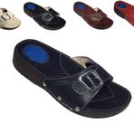 Okanmed Comfort Silikon Jelli Ortopedik Topuk Dikeni Terliği Ortopedik Bayan Günlük Terlik (37, Siyah, measurement_36_point_0_centimeters)