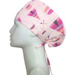 Okanmed Doktor Hemşire Aşçı Cerrahi Bone Hastane Bone Bandana M401 - Standart - Pembe
