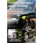 Okaoda Çift Pil 775 Büyük Motor Oto Araba Bahçe Klima Halı Şarjlı Yüksek Basınç Yikama Tabancasi Makine