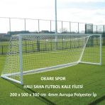 Okare Spor Halı Saha Futbol Kale Filesi 2X5x1m- 4 Mm Polyester İp