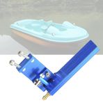 OKAT Alüminyum RC Kürek, RC Tekne Aksesuarı, Yüksek Dayanıklı Metanol Bot Elektrikli Bot RC Yarış Teknesi Model Deniz Tekne Direksiyon ve Motor Su Soğutma Tasarımı (Mavi, 75 mm)