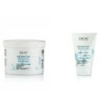 OKAY 500 ml Smooth Keratin Onarıcı Bakım Maskesi ve 100 ml Bakım Kremi