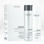 OKAY Professional 2x300 ml Sİlver Color Refreshing System Şampuan Krem Set