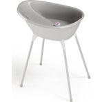 OKBaby Bebek Banyo Seti Bella Dijital Termometreli Çift Yönlü Küveti & Küvet Taşıyıcı A. Gri
