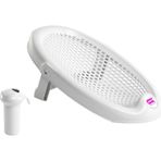 OKBaby Bebek Banyo Seti Jelly Küvet Adaptörü & Splash Bebek Duşu K. Beyaz
