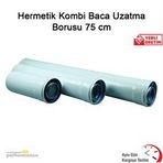 Okçu Kardeşler 75 cm Hermetik Kombi Baca Uzatma Borusu