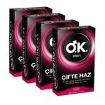 Okey 10'lu 4 Kutu Çifte Haz Prezervatif Paket