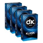 Okey 10'lu 4 Kutu Klasik Paket Prezervatif