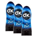 Okey 2 in 1 Aromasız Kayganlaştırıcı Jel 200 ml (3 paketi)