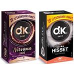 Okey 20'li Nirvana Hot + 20'li Ultra Hisset Prezervatif