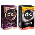 Okey 20'li Nirvana Hot + 20'li Ultra Hisset Prezervatif