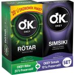 Okey 20'li Rötar+10'lu Sımsıkı Prezervatif