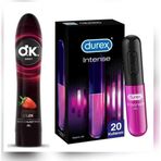 Okey Çilekli Kayganlaştırıcı Jel + Durex Intence Istek Arttırıcı Jel