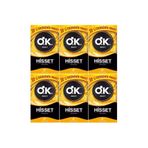 Okey Hisset Prezervatif, 120 Adet, Ekonomik Paket (6'lı Paket)