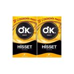 Okey Hisset Prezervatif, 40 Adet, Ekonomik Paket (2PK*20)