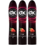 Okey Kayganlaştırıcı Jel, 100 ml, Çilekli, 3'lü Set