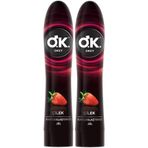 Okey Kayganlaştırıcı Jel, Çilekli, 100 ml, 2'li Set
