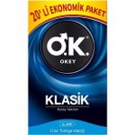 Okey Klasik 20 Adet Prezervatif